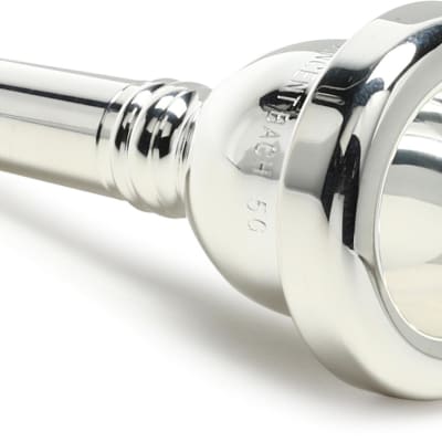Bach 350 Classic Series Silver-plated Small Shank Trombone Mouthpiece - 5G image 1