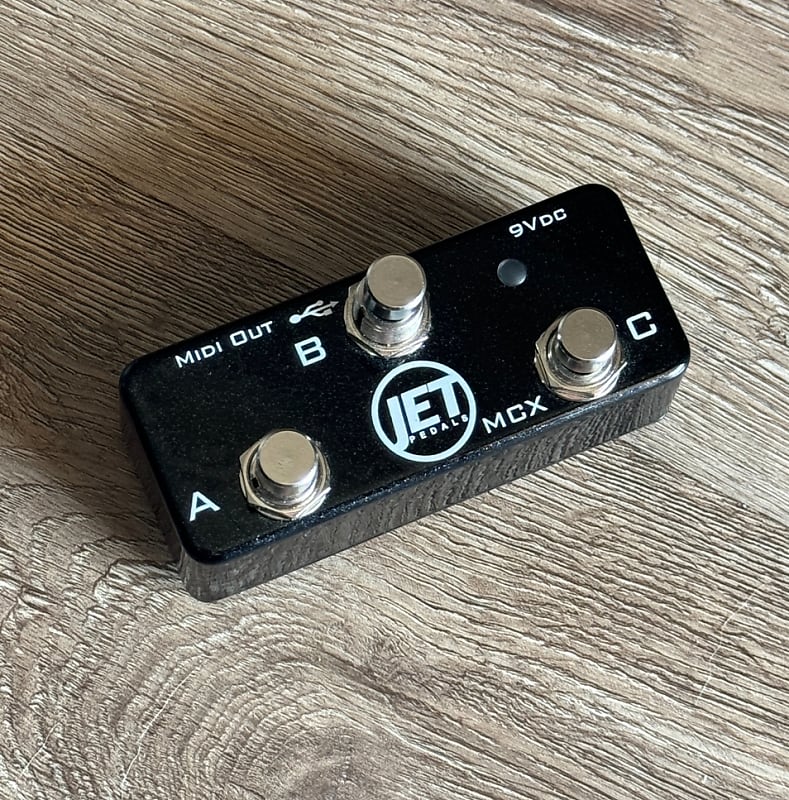 Jet Pedals MCX 2023 Black Sparkle Reverb