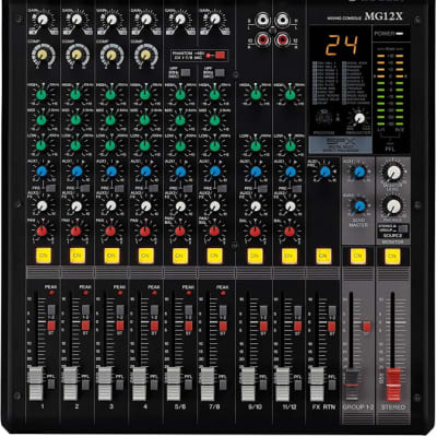 Yamaha EMX212S 12-input, 200W/channel Powered Mixer with SPX 