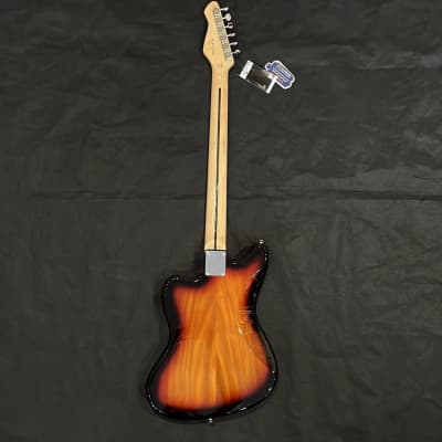 Revelation RJT-60 B SB 6-String Electric Bass Guitar, Sunburst image 3