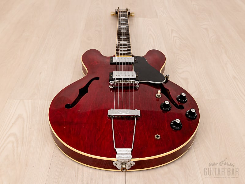 1978 Greco SA-550 Vintage ES Guitar Wine Red w/ Ebony Board
