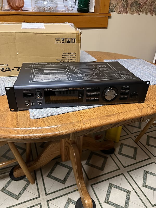 Roland Integra7 Keyboard Sound Module Blue Gray Reverb