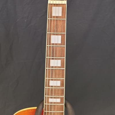 Indiana Remington semi-hollow electric guitar 2003 - Red Burst image 12