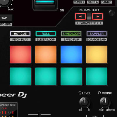 Pioneer DJ DJM-S7 Scratch-Style 2-Channel Performance DJ Mixer - Black image 6