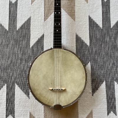 Slingerland Tenor Banjo circa 1920 Walnut/Calfskin image 1