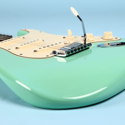 2001 Fender Jeff Beck Artist Series Stratocaster with Hot Noiseless Pickups Surf Green image 18