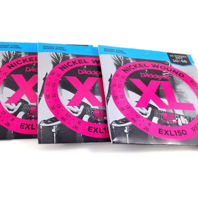 D'Addario Guitar Strings Electric 12 string 3 Pack EXL150 Light for sale