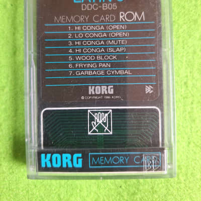 Korg DDC ROM Cards (8 x) for DDD-1 and DDD-5 - PRICE IS PER CARD ! image 12