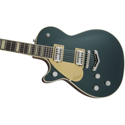 Gretsch G6228LH Players Edition Jet BT with V-Stoptail, Left-Handed, Rosewood Fingerboard, Cadillac Green image 5
