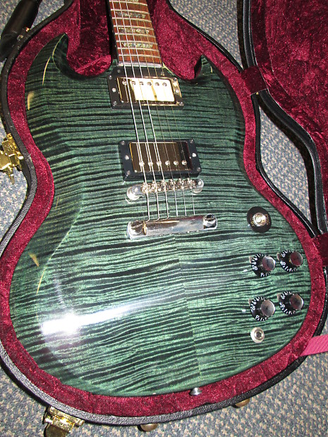 Gibson sg cheap flame maple top