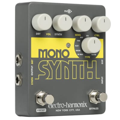 Electro Harmonix Mono Synth Engine Synthesizer Guitar Effects Pedal image 3