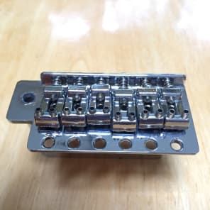 Vintage Solid-Copper Strat Style 6 Screw Synchronized Tremolo Bridge made by Tokai S.T.C. image 11