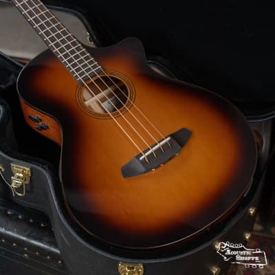 Breedlove Organic Solo Pro Concerto Red Cedar/African Mahogany Edgeburst Cutaway Acoustic Bass w/ Fishman Pickup #6054 for sale