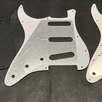 Unbranded Stratocaster Strat Pickguard Lot (15) + Backplates (10) + screws Import made. #12 image 8