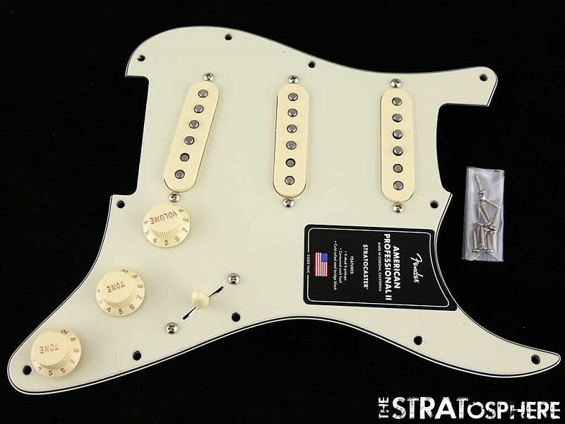 Fender American Professional II Strat LOADED PICKGUARD Tim Shaw VMod Mint  Green