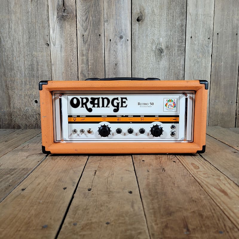Orange Retro 50 Custom Shop Head Hand Wired in the Reverb Australia