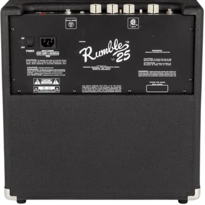 Fender Rumble 25 V3 Bass Combo Amplifier 120V image 2