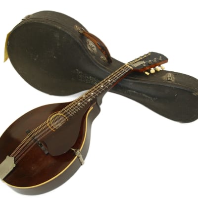 Vintage 1910's Gibson A Style Carved-Top Mandolin w/ Case image 1