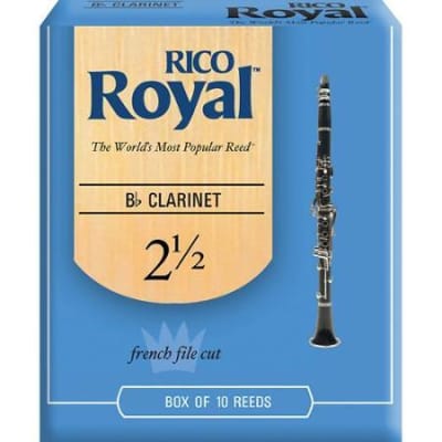 Rico Royal Clarinet Reeds Box of 10, Strength 2.5 image 2