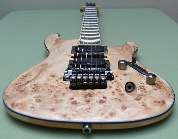 Ibanez S770PB Electric Guitar - Natural Burled Poplar (HE2040031)
