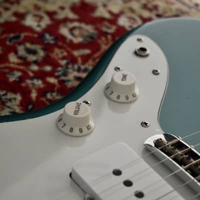 2002 Fender Japan JM66 Jazzmaster Ocean Turquoise Metallic, CIJ, Limited, Offset image 18