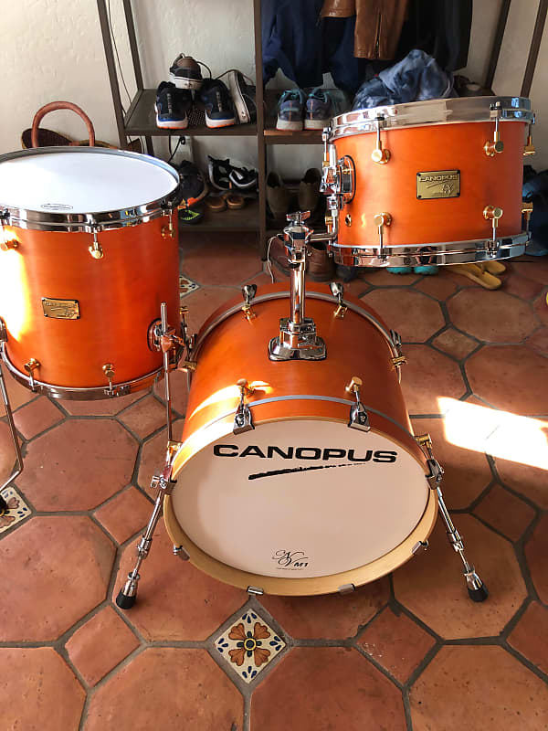 Canopus Neo-Vintage (NV60-M1) 2020 Navel Orange Bop Kit Soft Cases for the  14