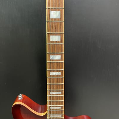 Fender Select Carved Maple Top Jazzmaster HH 2013 - Cayenne Burst image 6