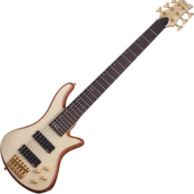 Schecter Stiletto Custom-6 Electric Bass Gloss Natural for sale
