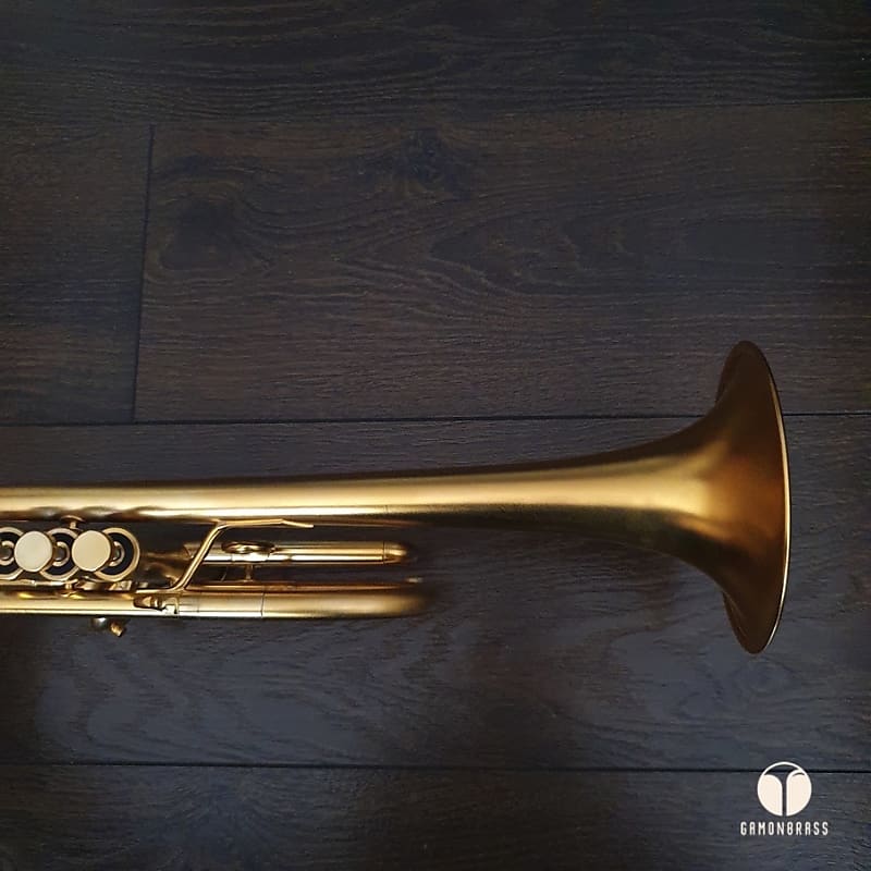 Monette LT C Gold Plated trumpet, case, mouthpiece Monette LT C Gold Plated trumpet, case, mouthpiece