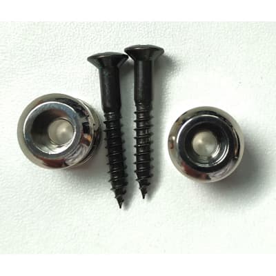 2 Boutons Attache courroie remplacement Nickel style Schaller image 8