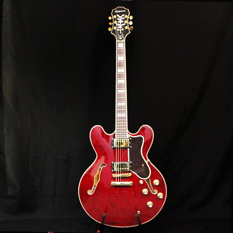 Used Epiphone Sheraton II Pro w/ Case - Wine Red | Reverb