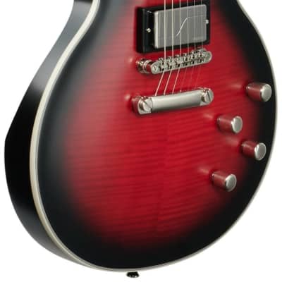 Epiphone Les Paul Prophecy Electric Guitar, Red Tiger Aged Gloss image 8