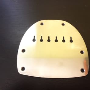Custom Stainless Steel Bass VI  Hardtail Conversion plate with Free Strings image 1