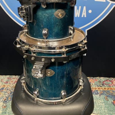 Tama - 10x9" and 14x12" Starclassic Rack Toms, with Star-Cast Mounting System - Marine Blue image 2