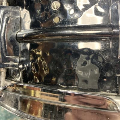 Ludwig - 1989 14x5" Black Beauty Hammered Brass Super-Sensitive, Snare Drum image 7