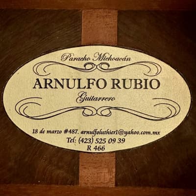ARNULFO RUBIO Double Top with Nomex Grand Concert Master Grade-Cedar/Ancient Brazilian Rosewood image 21