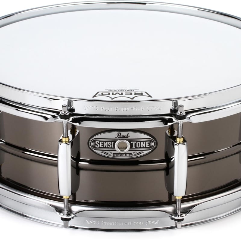 Pearl Sensitone Heritage Alloy Snare Regular 14 x 6.5 in. Black