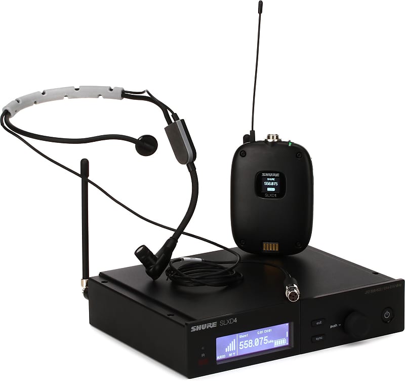 Shure SLXD14/SM35 Wireless Headset Microphone System - J52 | Reverb