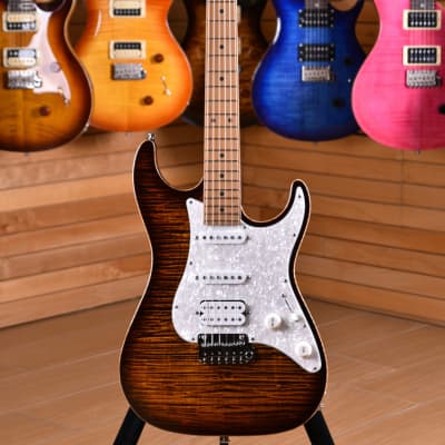 Suhr Standard Plus HSS Maple Neck Bengal Burst | Reverb