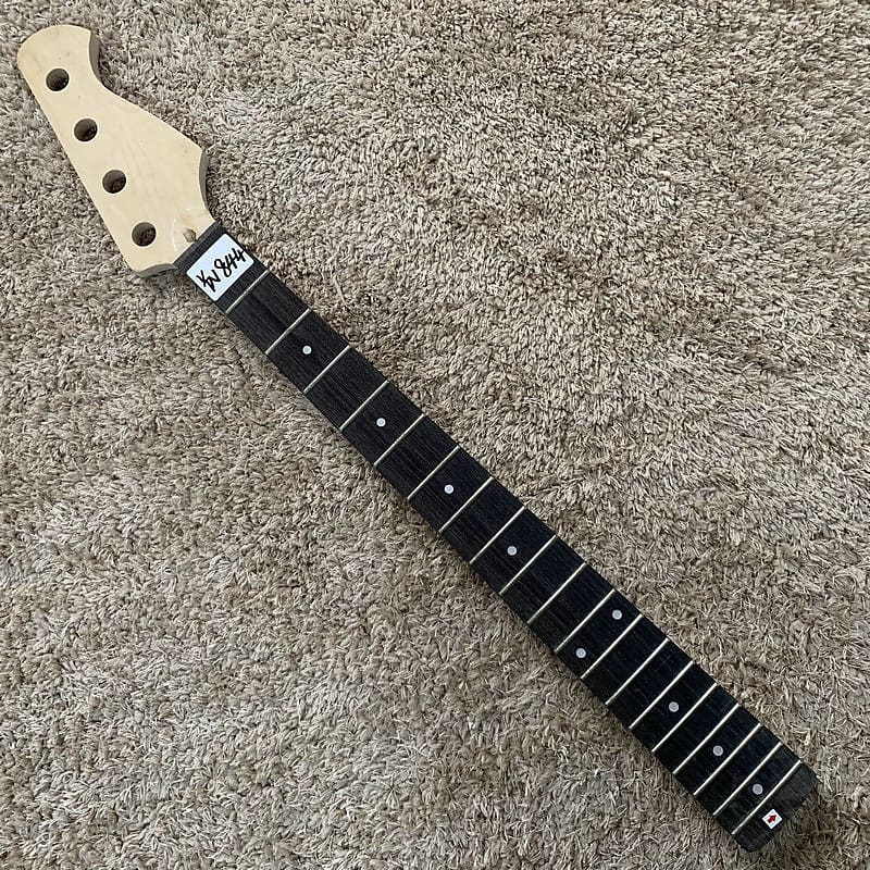 Short Scales 4 String Bass Guitar Maple Neck, Rosewood Reverb