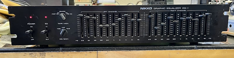 Nikko EQ-1 10-Band Graphic Equalizer  			