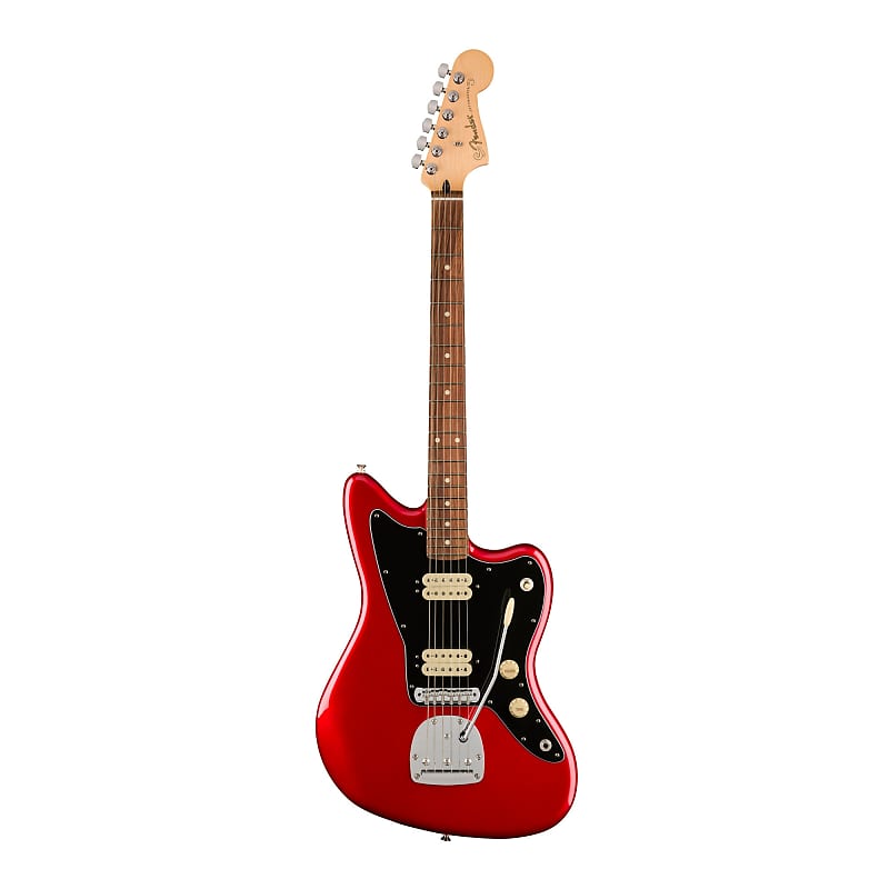 Fender Player Jaguar 6-String Hand-Shaped Alder Body 22-Fret Vintage-Style Bridge Electric Guitar with Pau Ferro Fingerboard (Right-Handed, Candy Apple Red) image 1