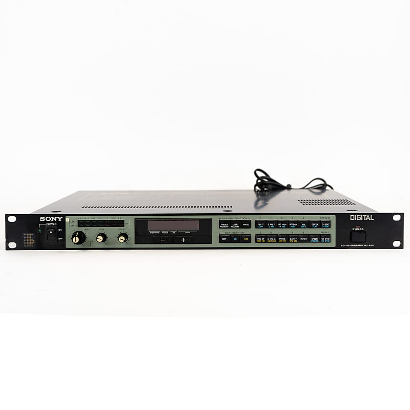 Sony MU-R201 MUR201 MU R201 Stereo Digital Reverb Rack Mount - Vintage