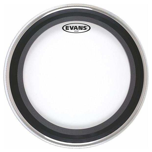 Evans 22" EMAD2 Clear Clear image 1
