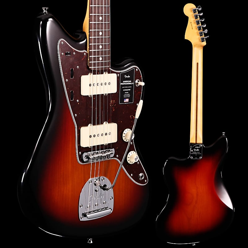 Fender American Professional II Jazzmaster, Rosewood Fb, 3-Color SB 8lbs 9.2oz image 1