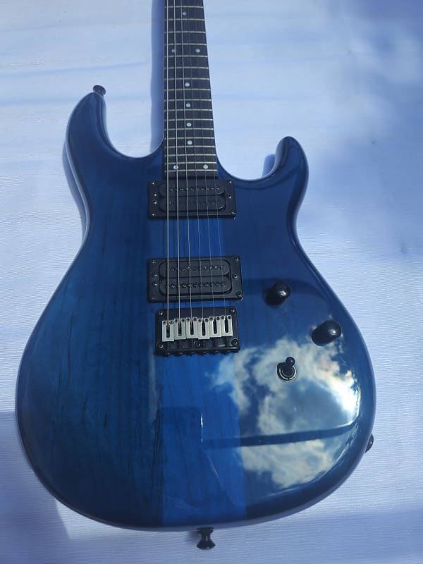 Carvin DC127 2016 - Transparent Blue with Hardshell Case | Reverb