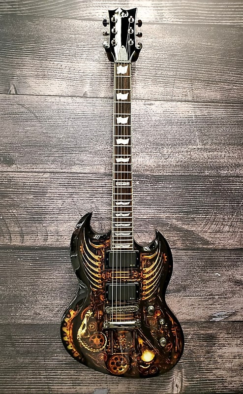 ESP LTD Viper CZ Zombie Clockwork Signature Electric Guitar