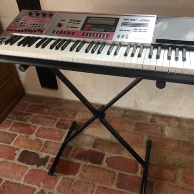 Casio XW-G1 61-Key Groove Synthesizer 2010s - Red / Silver