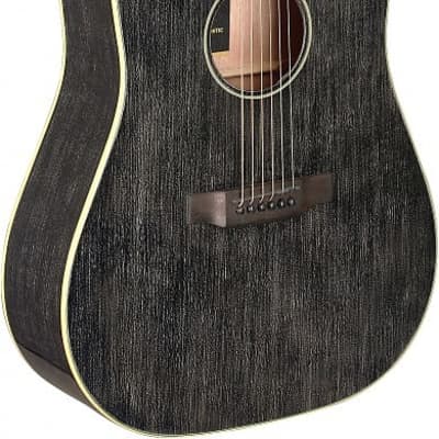 James Neligan YAK-D Yakisugi Series Dreadnought Solid Mahogany Top & Neck 6-String Acoustic Guitar image 4