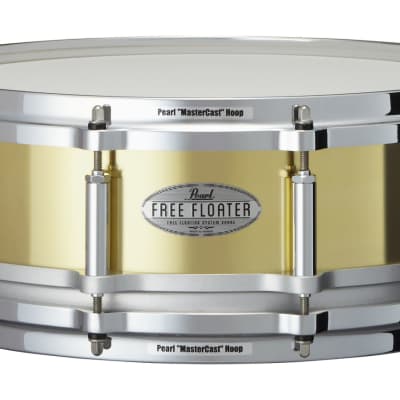 Pearl FTBR1450 Free-Floating 14x5 Brass Snare Drum (4th Gen) 2014